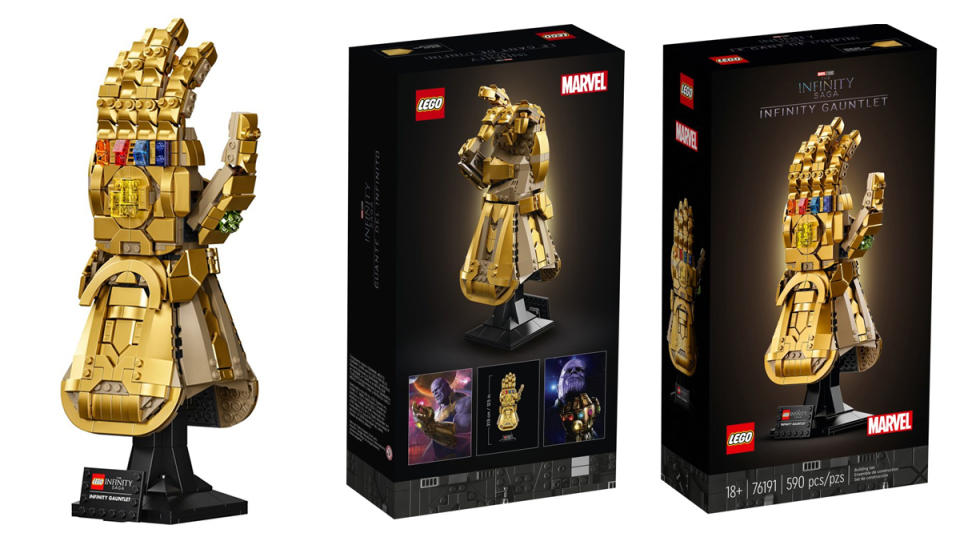 The LEGO Infinity Gauntlet has more gold bricks than Fort Knox. 