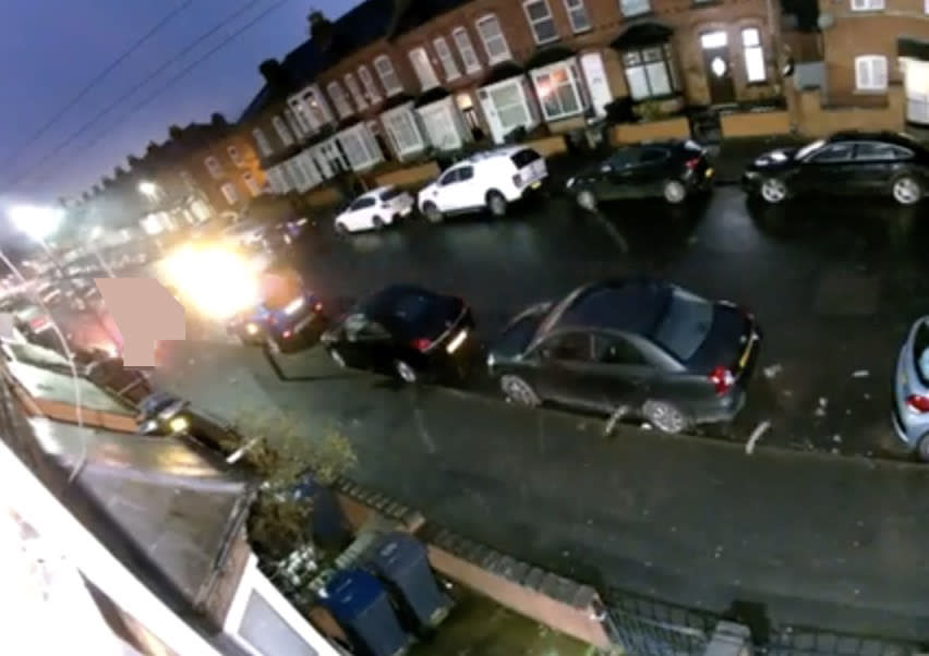 A man was set alight on Brixham Road in Edgbaston, Birmingham, just a. (Reach)