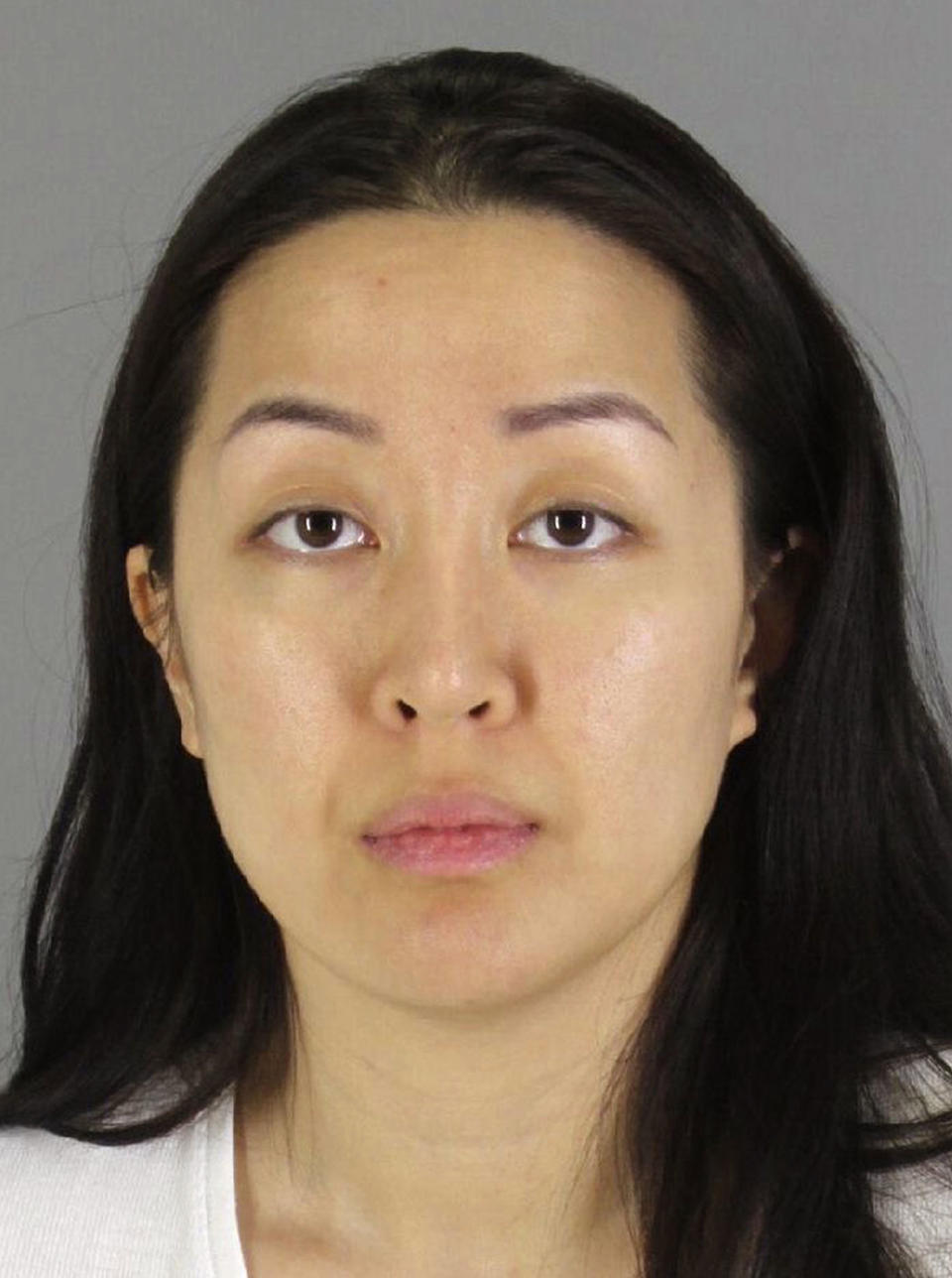FILE - This undated booking photo provided by the San Mateo County, Calif., Sheriff's Office shows Tiffany Li. The trial of Li, a Chinese real estate scion who posted a $35 million bail after being charged with orchestrating the 2016 murder of her children's father, is set to start Thursday, Sept. 12, 2019, in Northern California. Tiffany Li's wealthy family, who made millions operating Chinese construction projects, helped her post the unprecedented bail, allowing her to remain under house arrest at her mansion. (San Mateo County Sheriff's Office via AP, File)