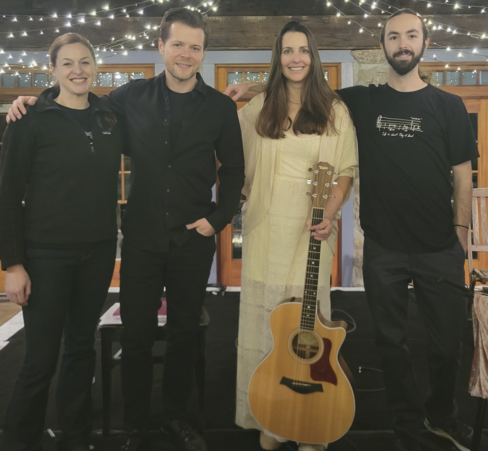 Mary Pierce, an award-winning singer/songwriter of the band Women Folk and Narragansett resident, will be
performing some of her original songs along with Patrick Mangan during a concert in Newport on April 29, 2023.