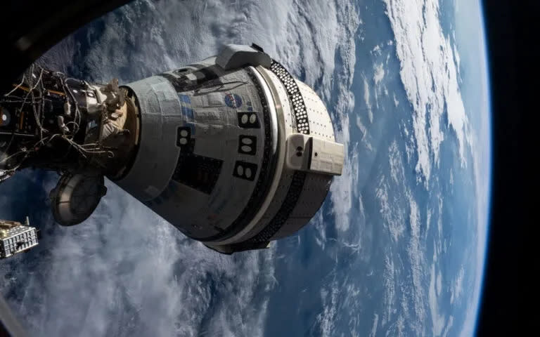 Starliner docked