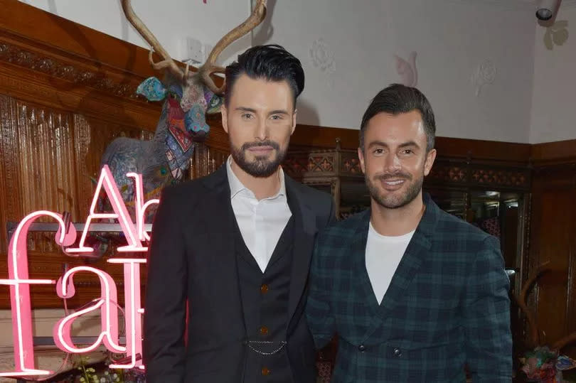 Rylan Clark and Dan Neal at an event together in 2016