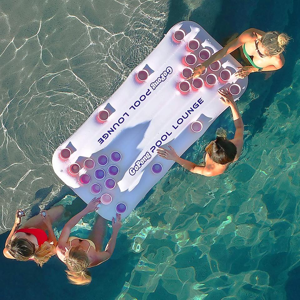 beer pong pool float