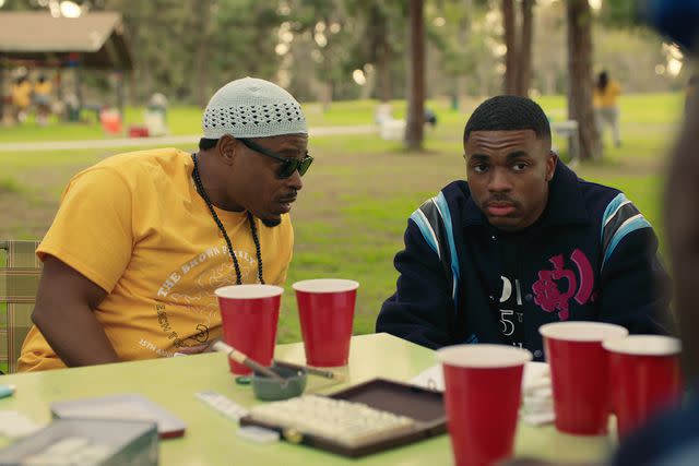 <p>Courtesy of Netflix</p> Kareem Grimes and Vince Staples on 'The Vince Staples Show'