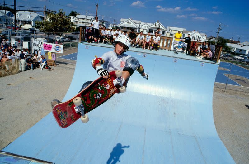 vintage skateboarding