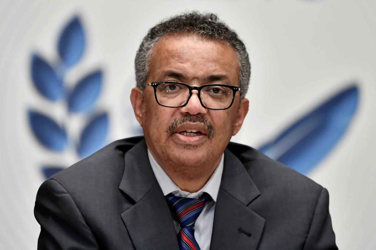 <p>Dr Tedros Adhanom Ghebreyesus warned that it was vital all countries recieved the Covid-19 vaccine as quickly as possible </p> (REUTERS)