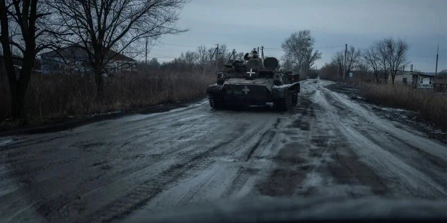 Ukrainian military in the Kharkiv Oblast, December 25, 2023