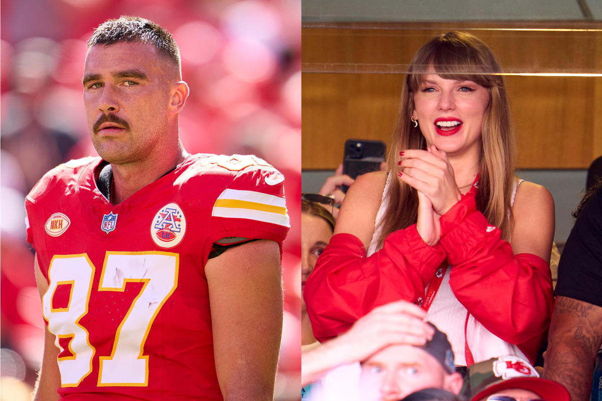 Travis Kelce Jersey Sales Spike 400% Following Taylor Swift Connection –  Rolling Stone