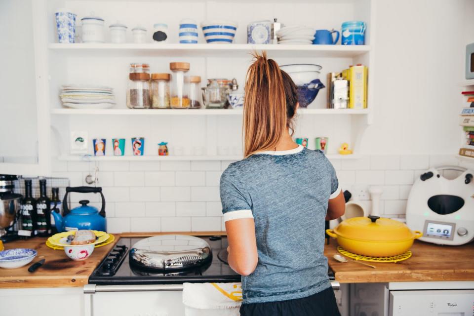 Not learning how to cook a few basic (read: cheap) meals