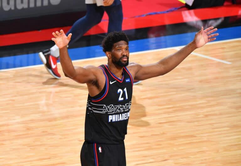 Joel Embiid, jugador de 30 años de los Philadelphia Sixers de la NBA