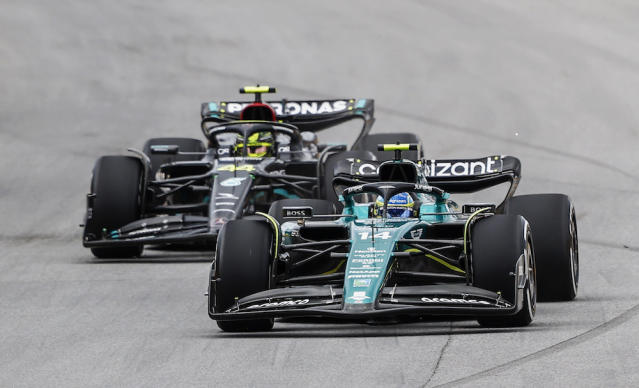 Quite an honor to be up there with 2 World champions”: Lewis Hamilton  content with a podium finish after a difficult 2023 Canadian F1 GP