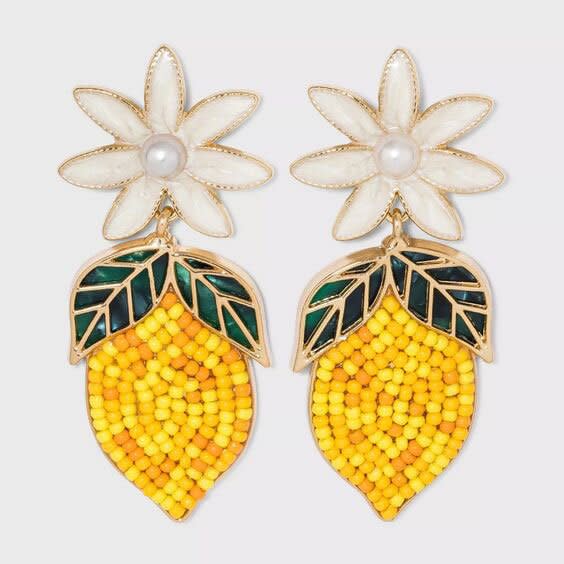 Sugarfix by BaubleBar Beaded Lemon Drop Earrings