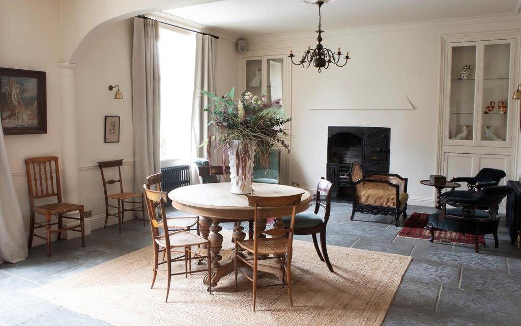 Living room shot of Victorian House hotel in Grasmere