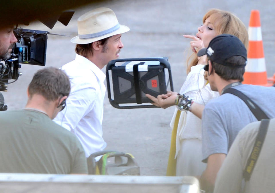 Brad Pitt and Angelina Jolie filming By the Sea in Malta