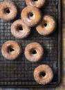 <p>Be sure to grease your doughnut pans before baking. It will ensure they come out nice and clean.</p><p><strong>Get the recipe at <a href="http://www.justalittlebitofbacon.com/baked-apple-cider-donuts-cinnamon-sugar/" rel="nofollow noopener" target="_blank" data-ylk="slk:Just a Little Bit of Bacon;elm:context_link;itc:0;sec:content-canvas" class="link ">Just a Little Bit of Bacon</a>.</strong></p><p><strong><strong><strong><strong><strong><a class="link " href="https://go.redirectingat.com?id=74968X1596630&url=https%3A%2F%2Fwww.wayfair.com%2Fkitchen-tabletop%2Fpdp%2Ffox-run-brands-nonstick-donut-pan-fru1087.html&sref=http%3A%2F%2Fwww.countryliving.com%2Ffood-drinks%2Fg28172487%2Fapple-cider-donuts%2F" rel="nofollow noopener" target="_blank" data-ylk="slk:SHOP DOUGHNUT PANS;elm:context_link;itc:0;sec:content-canvas">SHOP DOUGHNUT PANS</a></strong></strong></strong></strong><br></strong></p>