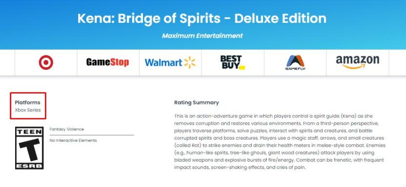 Kena: Bridge of Spirits llegará tarde o temprano a Xbox
