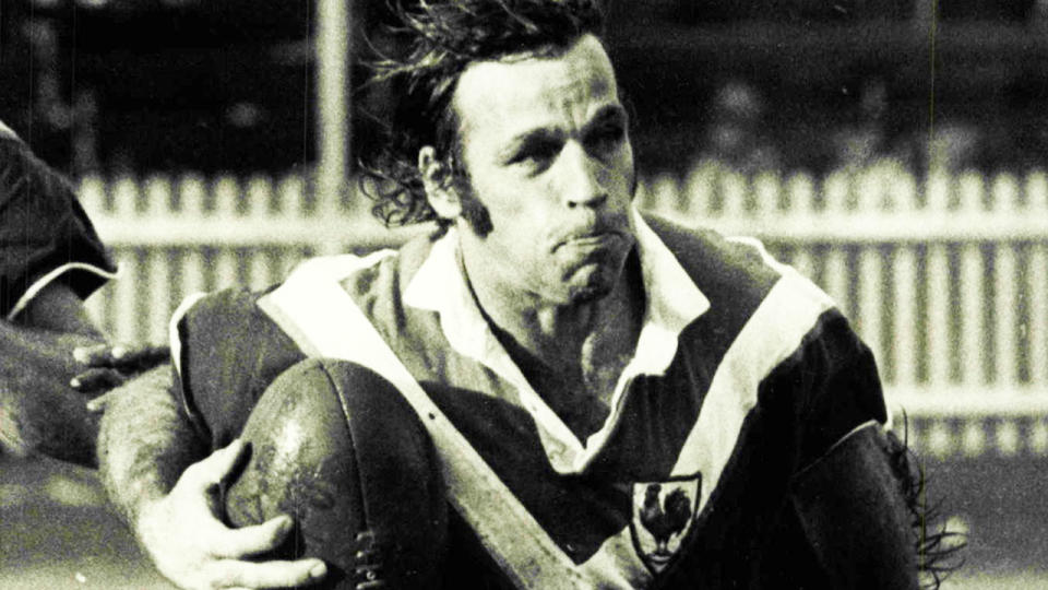 Harry Cameron, pictured here in action for Eastern Suburbs against Manly in 1973.