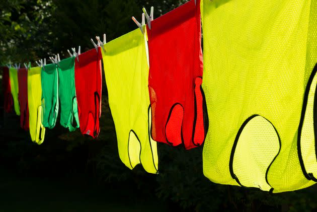 Sunlight can help kill some bacteria that makes your workout clothes so stinky.