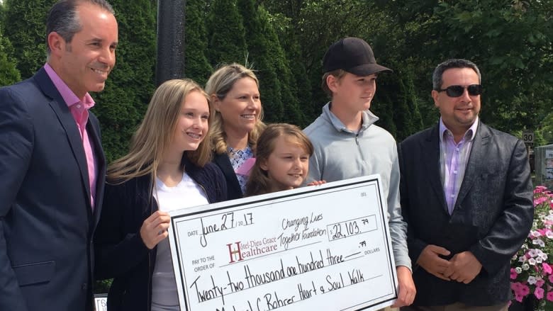 Rohrer family helps raise $22k for cardiac patients in Windsor-Essex