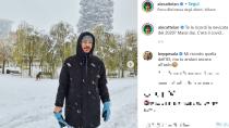 La maxi nevicata a Milano conquista i vip. Valanga di storie, video e post sui profili Instagram delle celebrità.