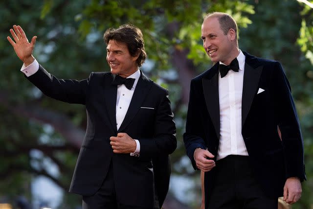 Tom Cruise and Prince William in 2022