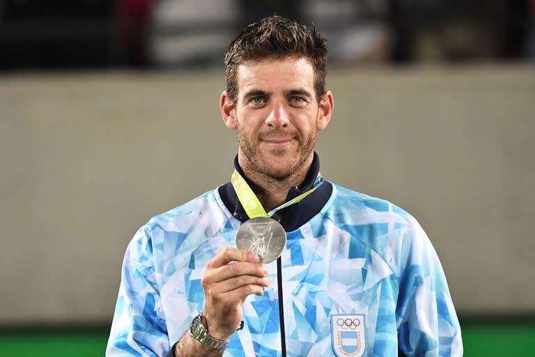 Juan Martín Del Potro y la medalla de plata obtenida en los Juegos Olímpicos de Río 2016