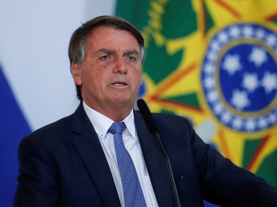Jair Bolsonaro has hit back at actor Leonardo DiCaprio after he called on Brazilian youth to vote in the country’s elections (REUTERS)