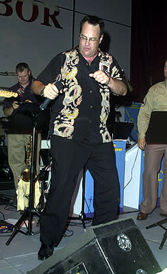 Dan Aykroyd aboard the USS John C. Stennis at the after-party for the Honolulu, Hawaii premiere of Touchstone Pictures' Pearl Harbor