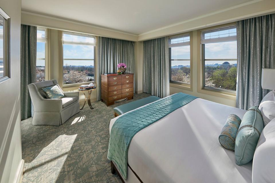 View of the Tidal Basin from the Executive Suite at the Mandarin Oriental, Washington D.C.