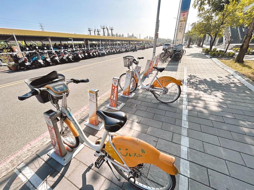 台東將引進YouBike公共自行車，此為共享單車示意圖。（蔡旻妤攝）