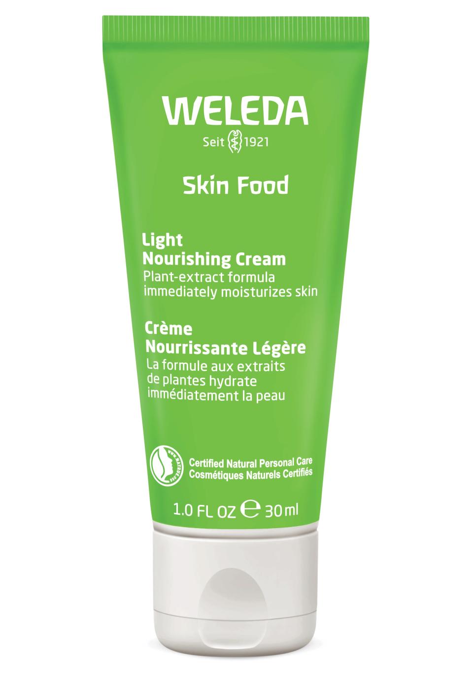 <h1 class="title">weleda skin food light nourishing cream</h1><cite class="credit">Courtesy of brand</cite>