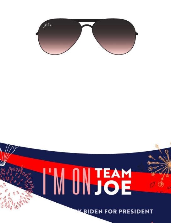 Former Vice President Joe Biden's Snapchat filter.