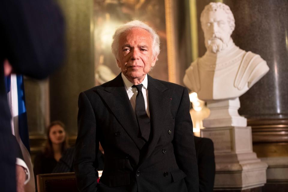 Ralph Lauren at the Ch‰teau de Versailles Dinner celebrating the designer.