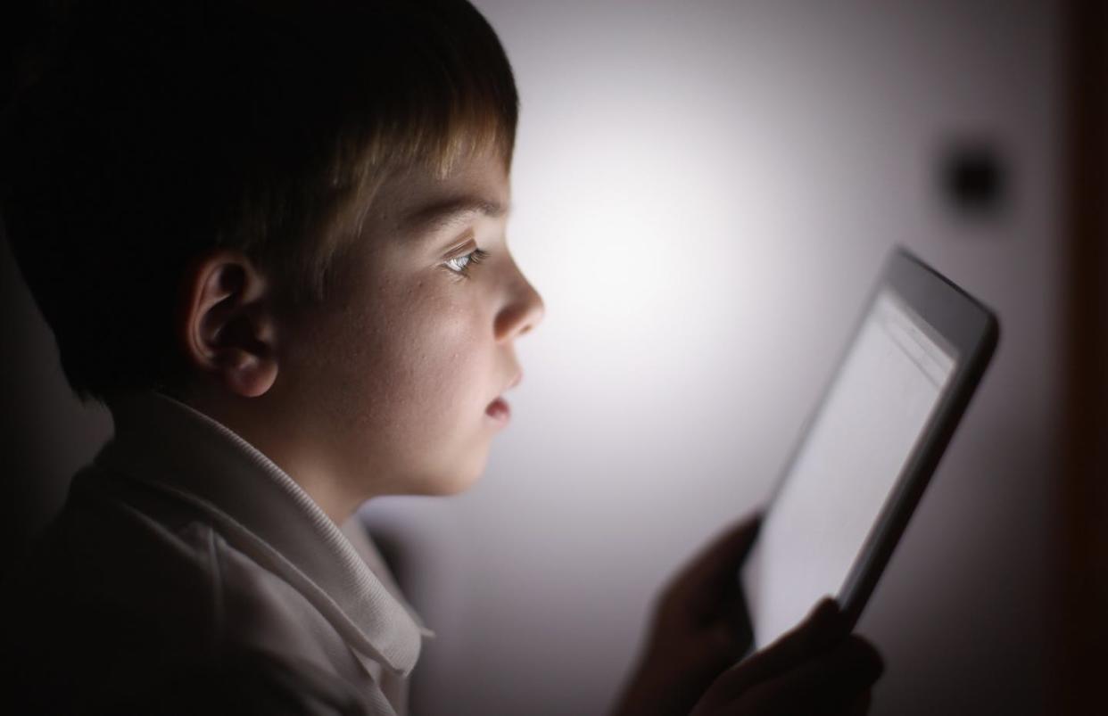 <span class="caption">With online learning, children are staring at computer screens for more hours each day. </span> <span class="attribution"><a class="link " href="http://gettyimages.com" rel="nofollow noopener" target="_blank" data-ylk="slk:Christopher Furlong/Getty Images;elm:context_link;itc:0;sec:content-canvas">Christopher Furlong/Getty Images</a></span>