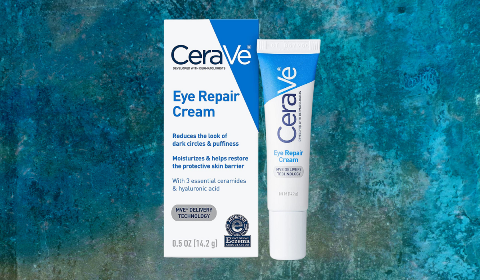 tube of Cerave Eye Repair cream and box