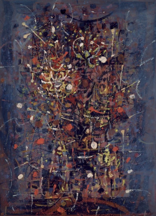 Charles Pollock, "Untitled [Fireworks]," 1950