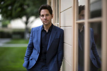 Cast member Paul Rudd poses for a portrait while promoting the upcoming movie "Ant-Man" at Disney Studios in Burbank, California in this June 27, 2015 file photo. REUTERS/Mario Anzuoni/Files