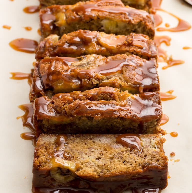 Salted Caramel Banana Bread