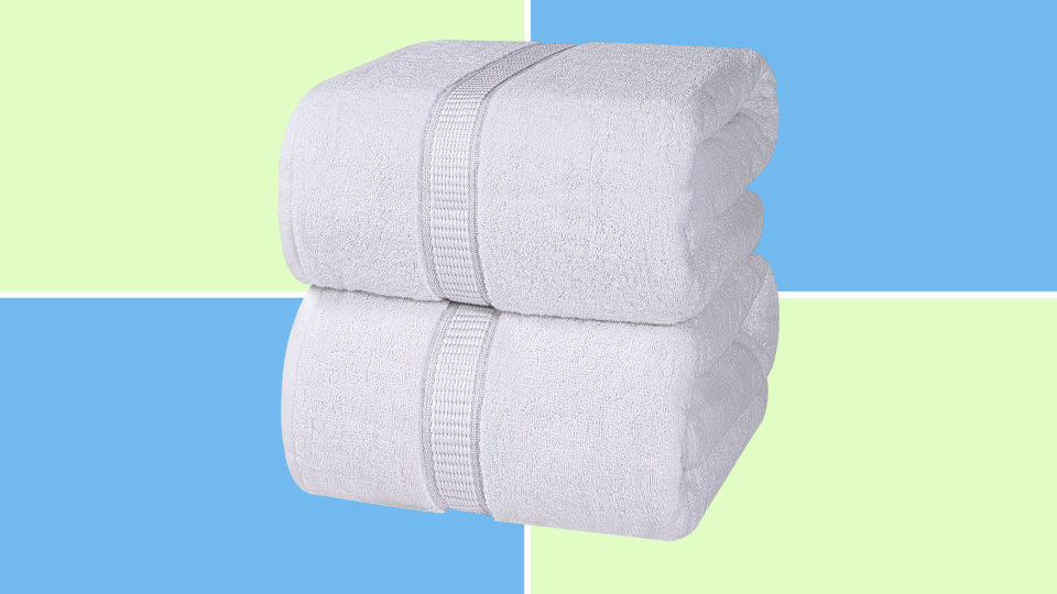 Utopia Towels are 100% cotton and designed to be lightweight for those looking for something less heavy.