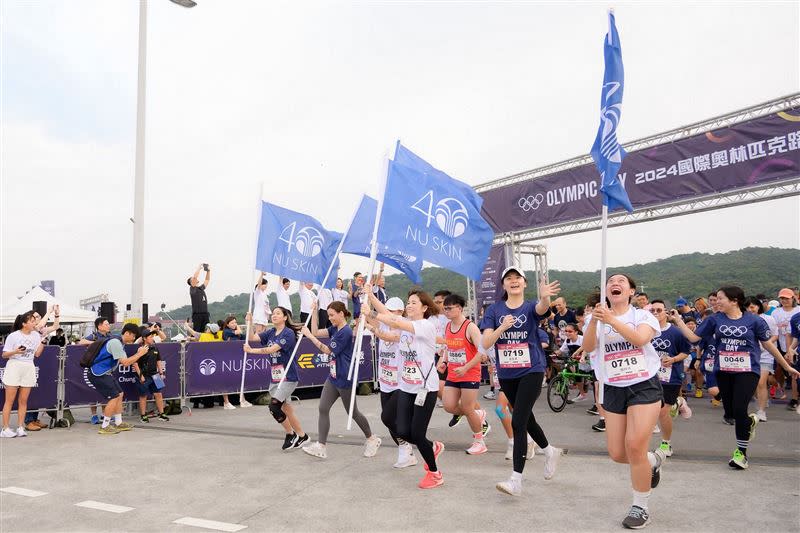 Nu Skin作為中華奧會的長期合作夥伴，今年已第12度贊助國際奧林匹克路跑。（圖／品牌業者提供）