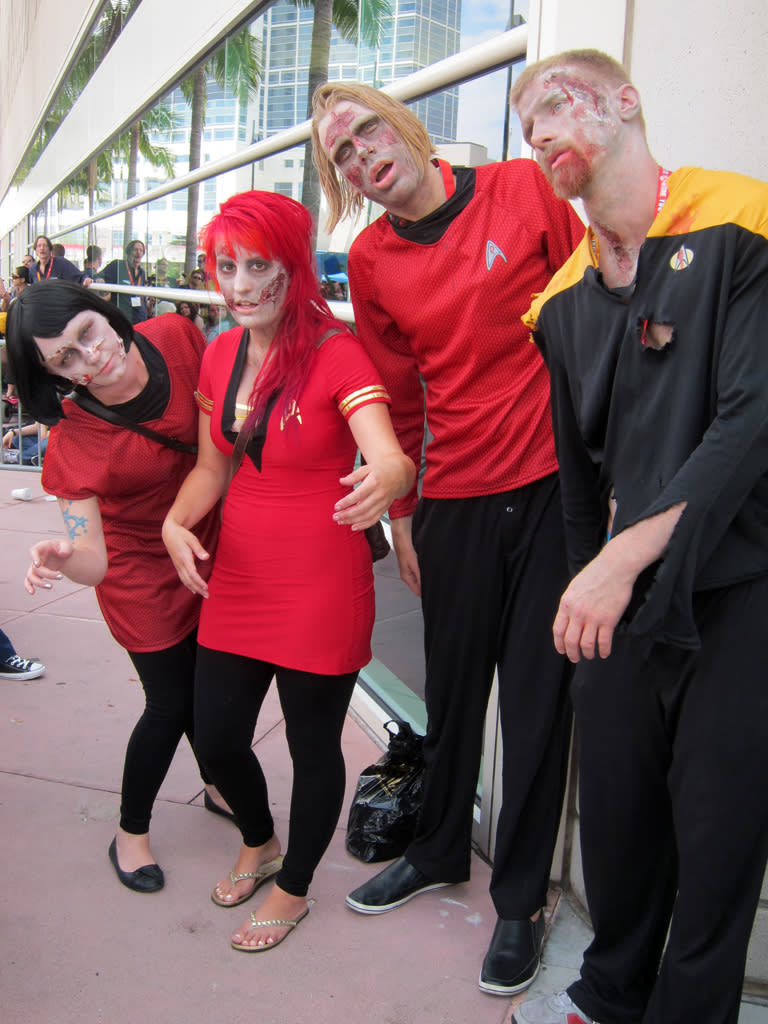 Zombie Starfleet officers - San Diego Comic-Con 2012