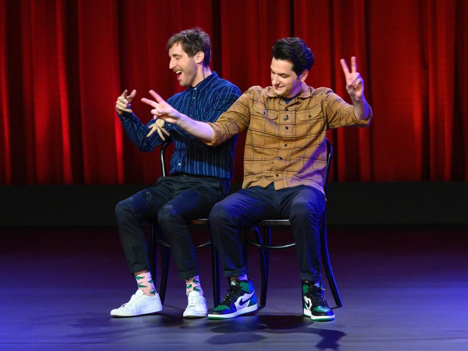 Thomas Middleditch, Ben Schwartz  Netflix comedy improv special 