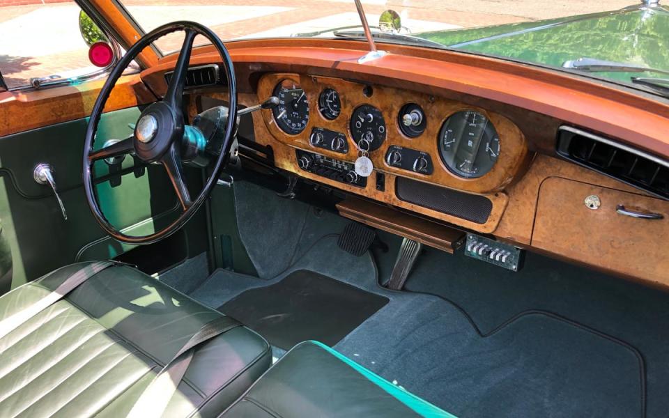 A look at the detail inside of the 1961 Rolls-Royce Silver Cloud II.