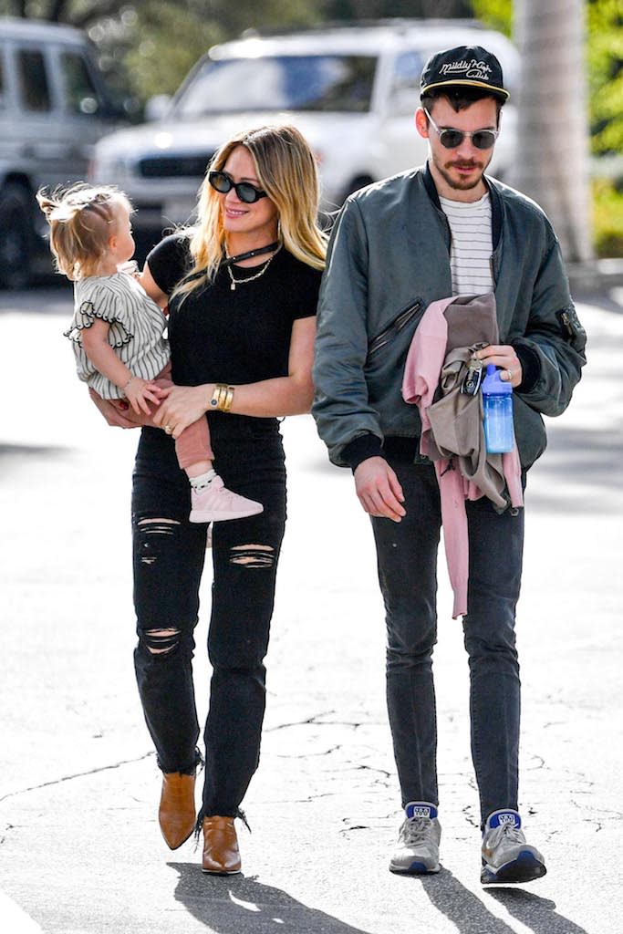 Hilary Duff, Matthew Koma and Banks Violet Bair Hilary Duff and Matthew Koma out and about, Los Angeles, USA - 21 Feb 2020