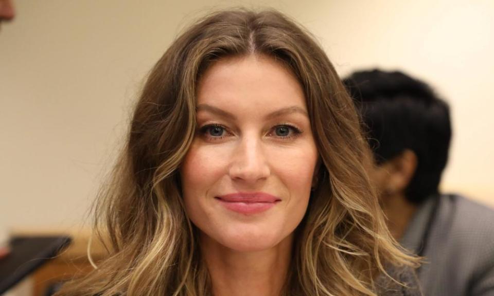 Gisele Bündchen at a meeting at the UN headquarters in 2017