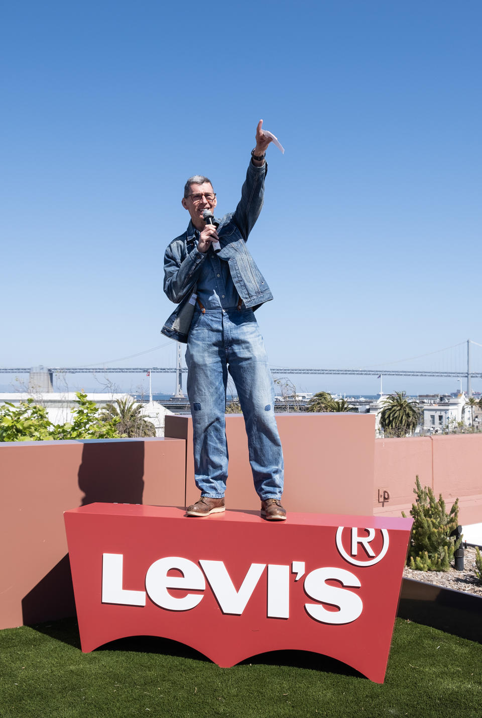 Chip Bergh Levi's batwing logo