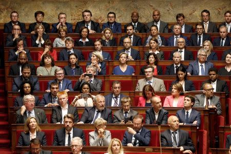 Newly-elected members of parliament attend the opening session of the French National Assembly in Paris, France, June 27, 2017. REUTERS/Charles Platiau