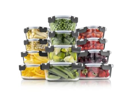 Rubbermaid Brilliance Food Storage Containers - Clear, 3 pc - Metro Market