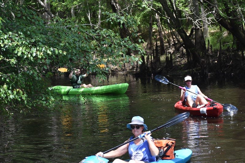 Scenes from the 2023 Canoochee Paddle Race