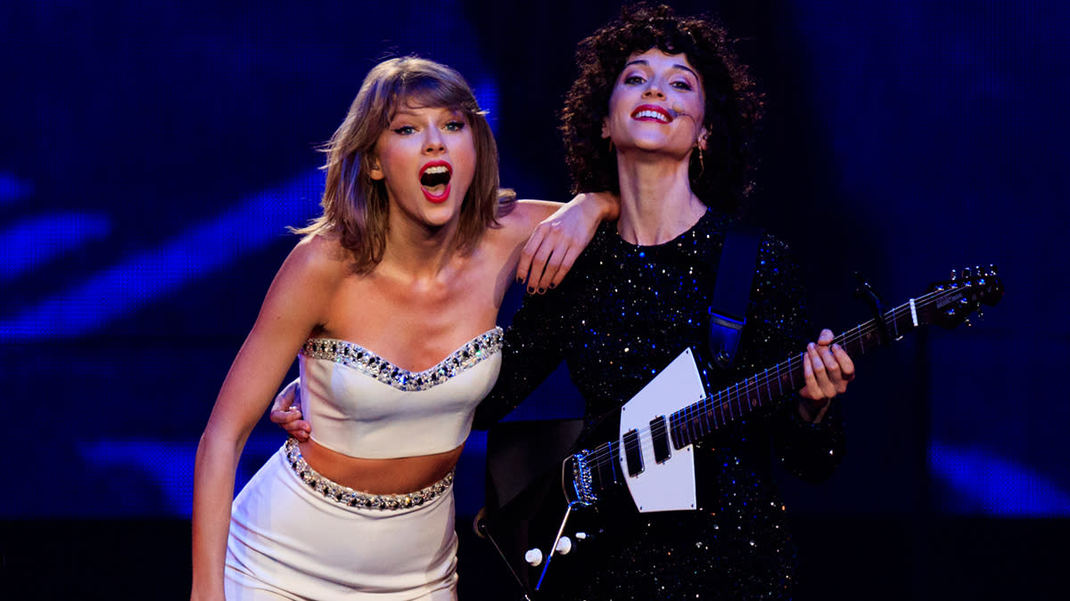  Taylor Swift and Annie Clark. 